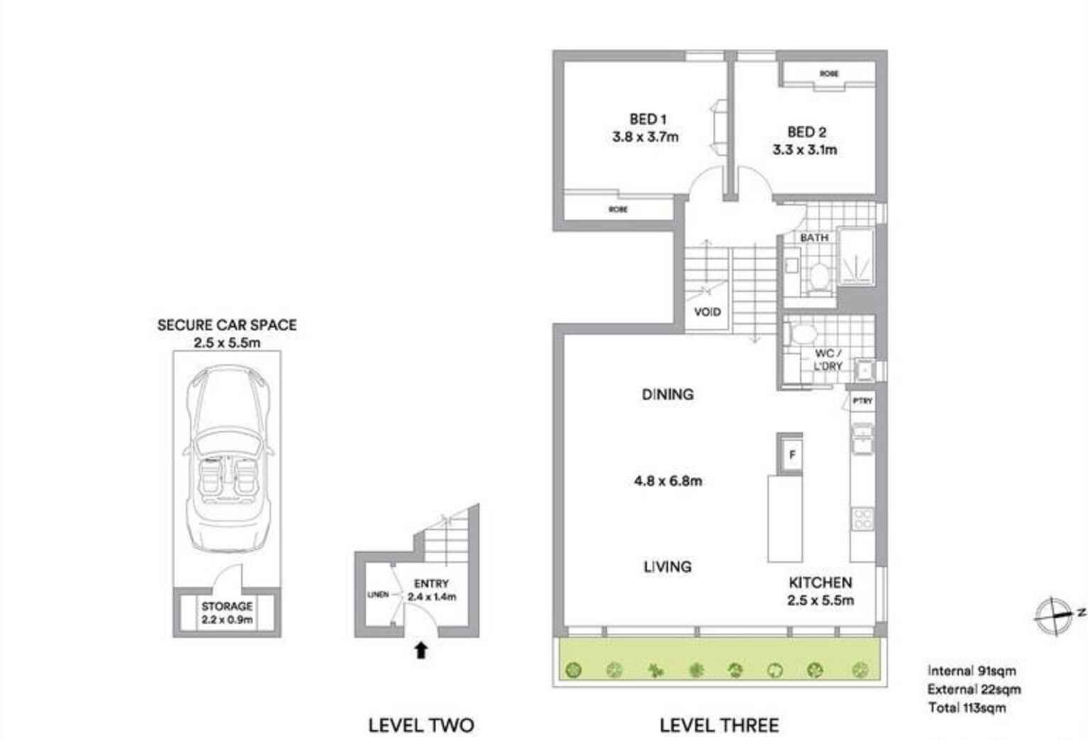 12/16 Hampden Street North Sydney