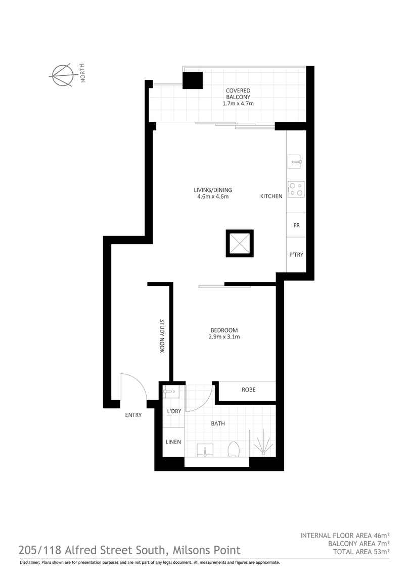 205/118 Alfred Street South Milsons Point 205/118 Alfred Street South Milsons Point