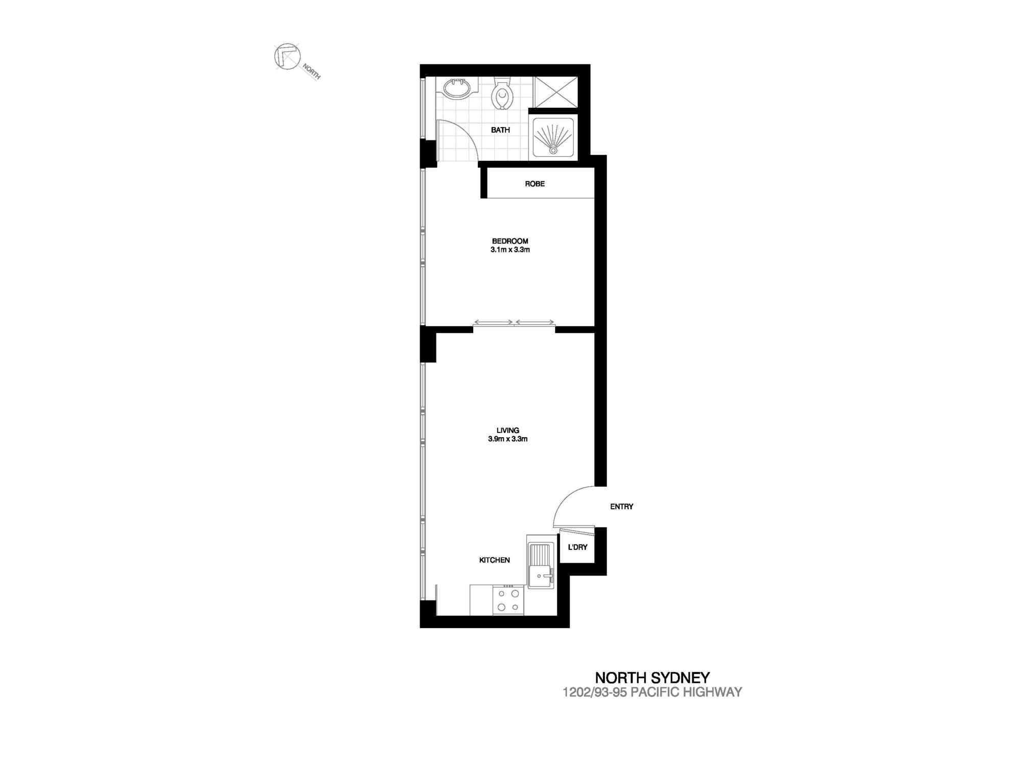 1202/93 Pacific Highway North Sydney 1202/93 Pacific Highway North Sydney