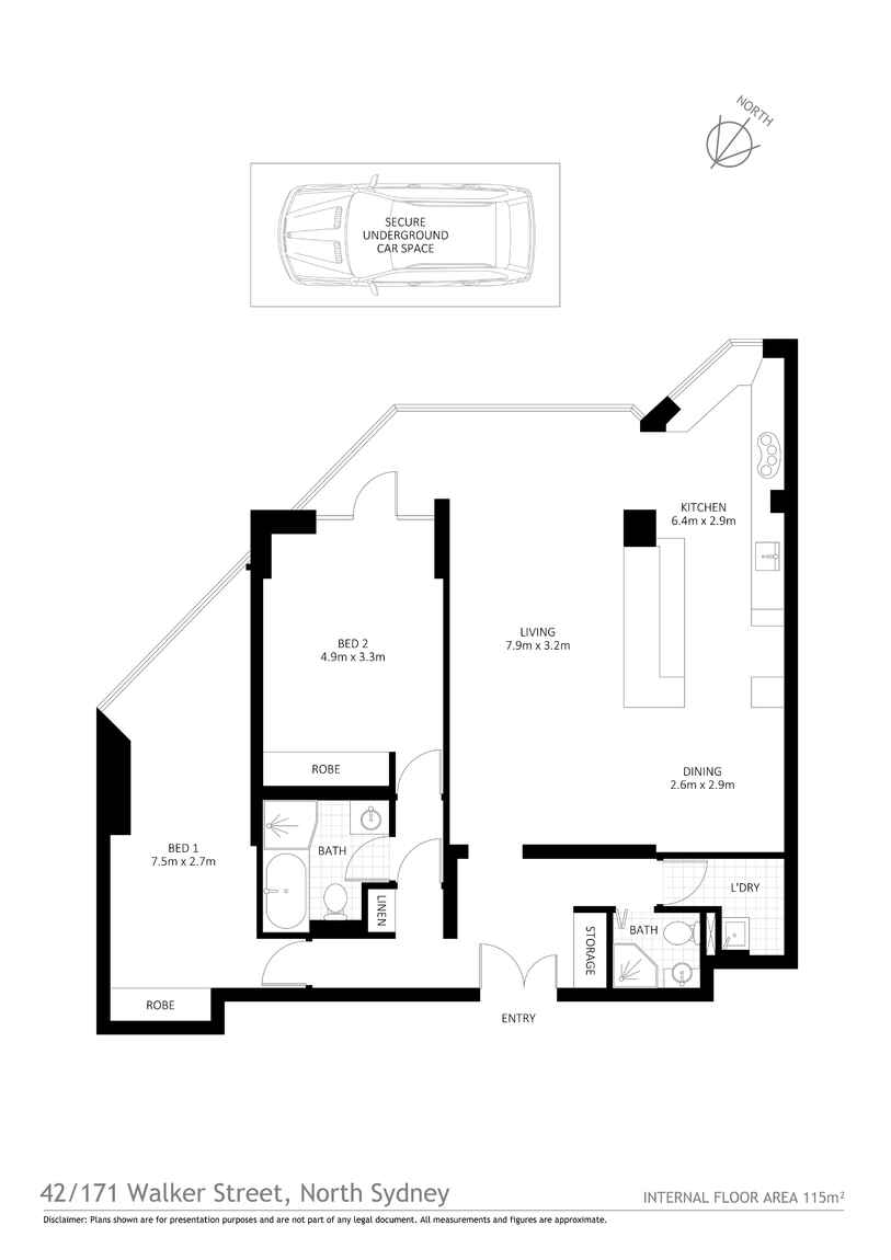 42/171 Walker Street  North Sydney