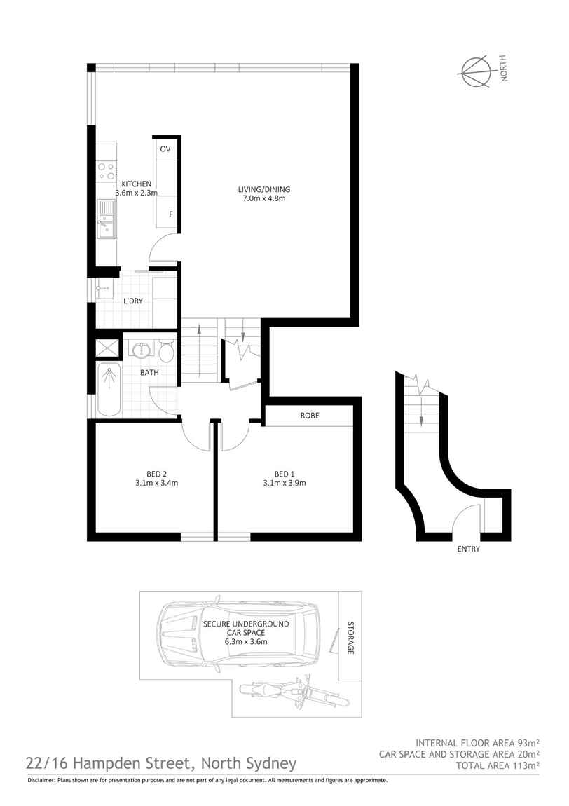 22/16 Hampden Street North Sydney