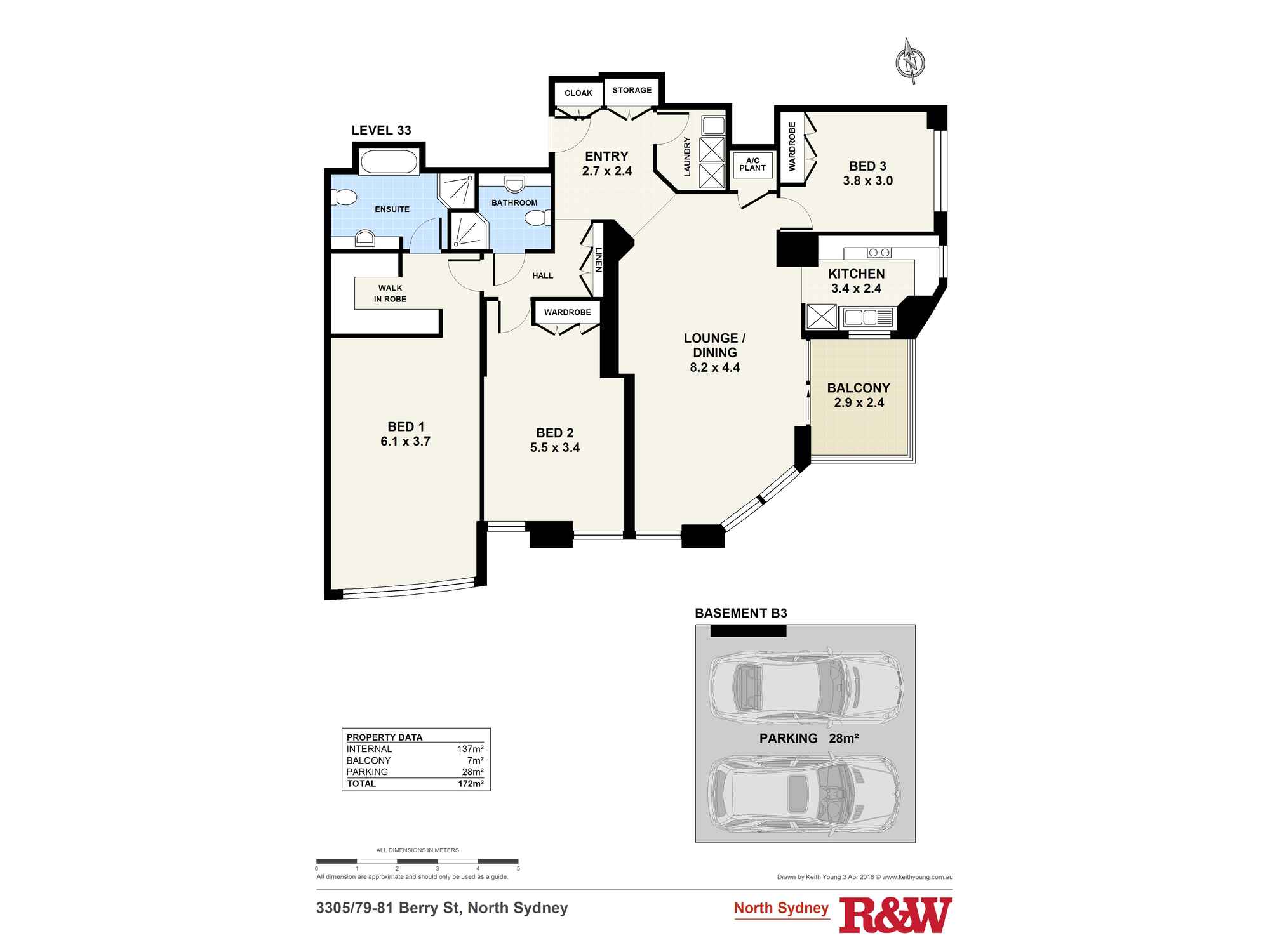 3305/79-81  Berry Street North Sydney