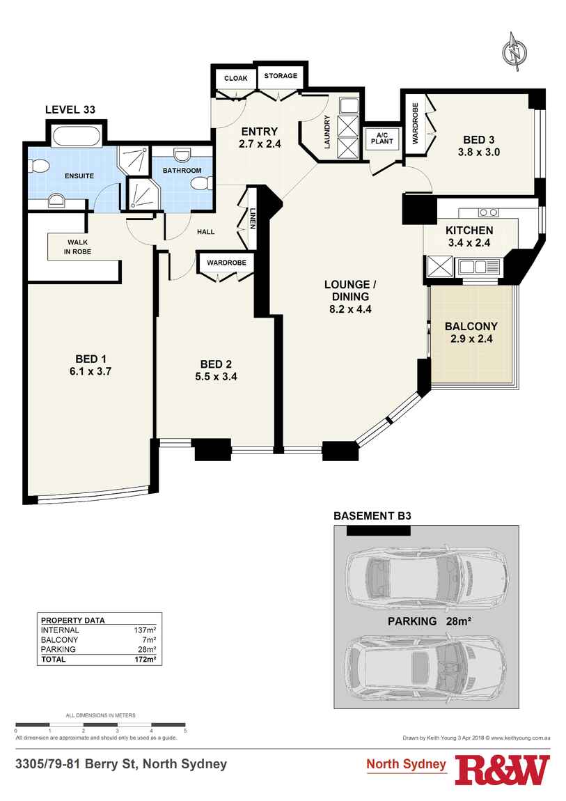 3305/79-81  Berry Street North Sydney