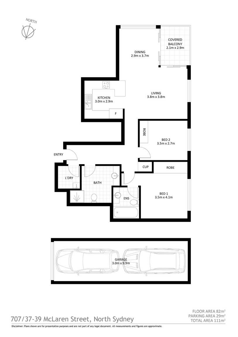 707/37-39 Mclaren Street North Sydney