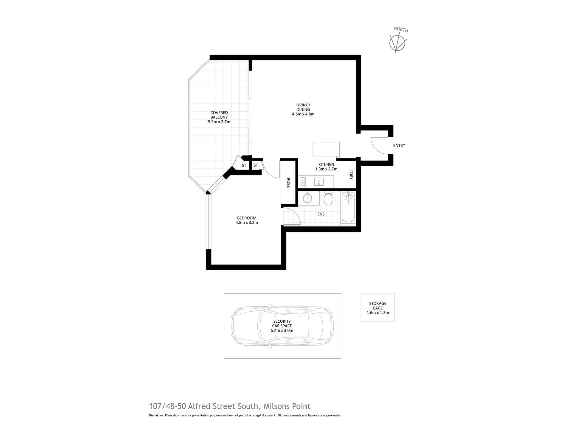 Unit For Sale 107/4850 Alfred Street South Milsons Point