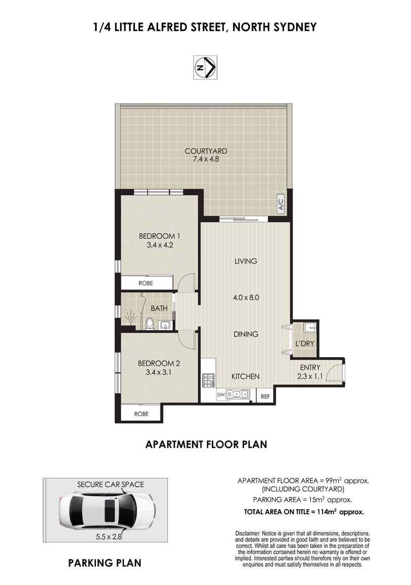 1/4 Little Alfred Street North Sydney 1/4 Little Alfred Street North Sydney