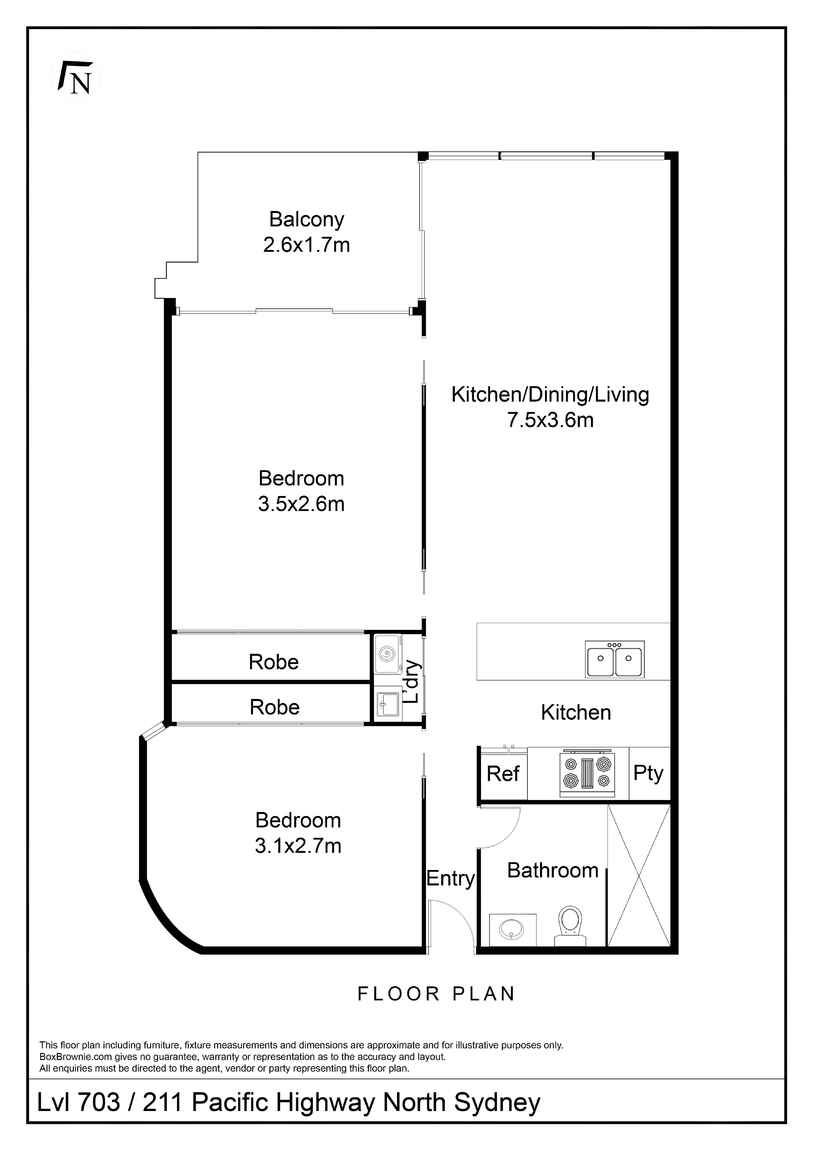 703/211 Pacific Highway North Sydney 703/211 Pacific Highway North Sydney