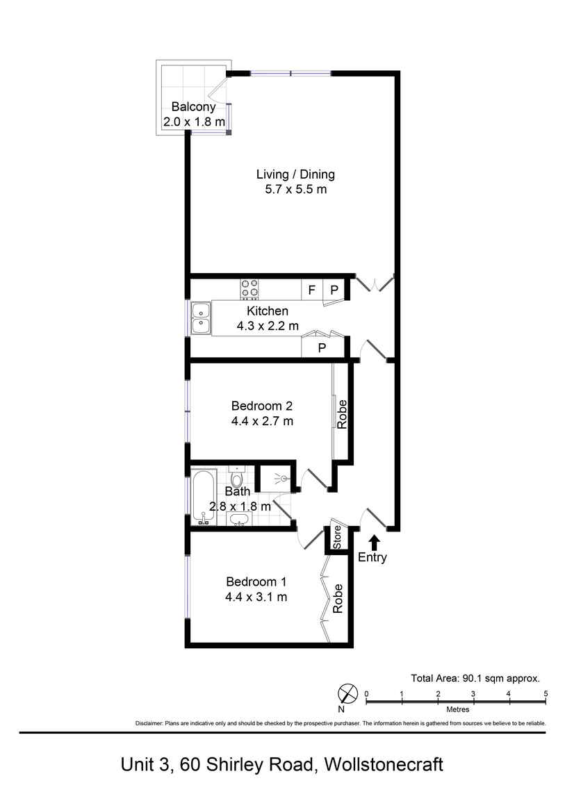 3/60 Shirley Road Wollstonecraft
