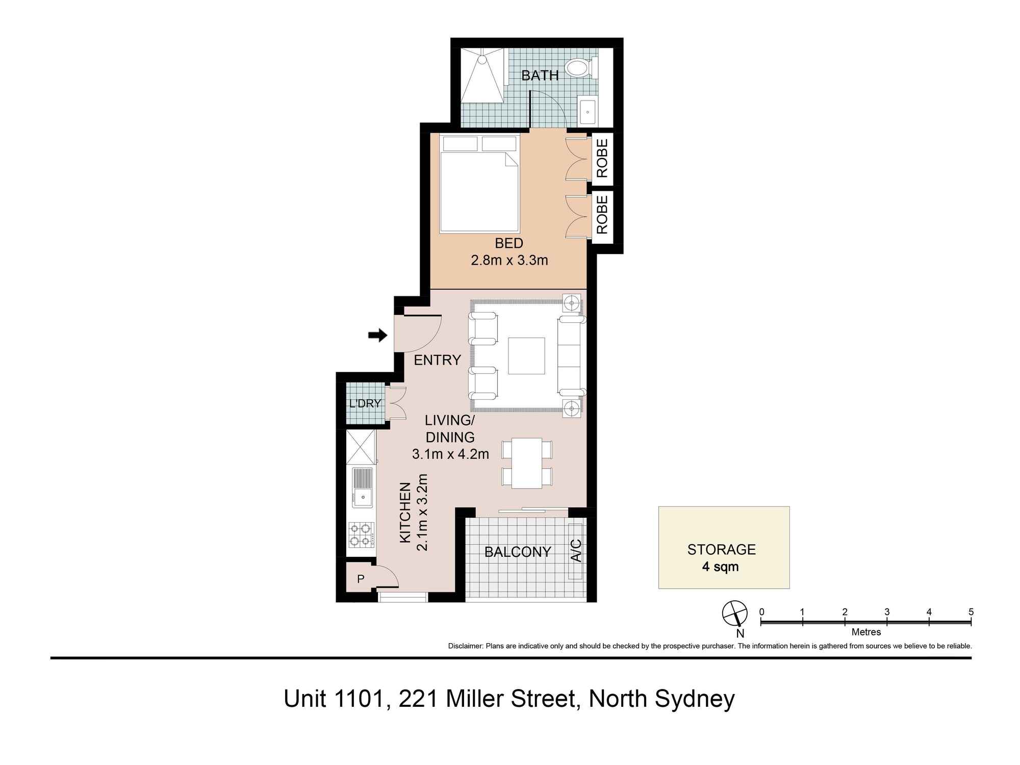 1101/221 Miller Street North Sydney