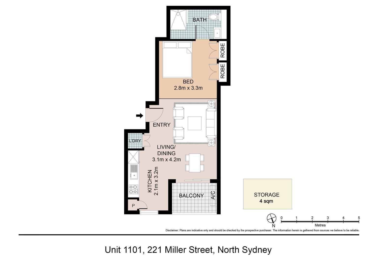 1101/221 Miller Street North Sydney