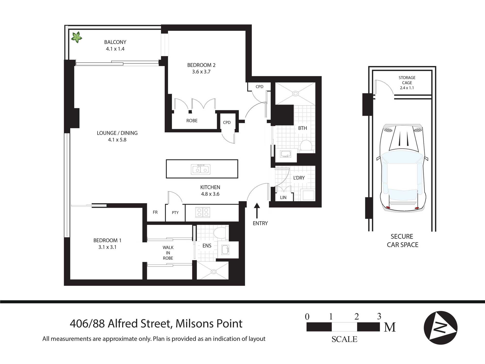 406/88 Alfred Street South Milsons Point 406/88 Alfred Street South Milsons Point