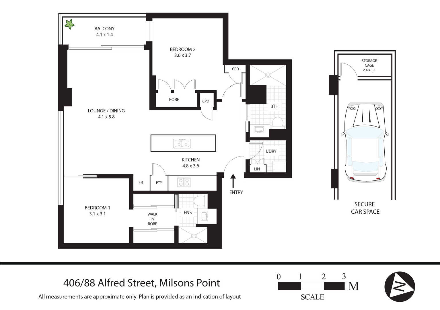 406/88 Alfred Street South Milsons Point 406/88 Alfred Street South Milsons Point