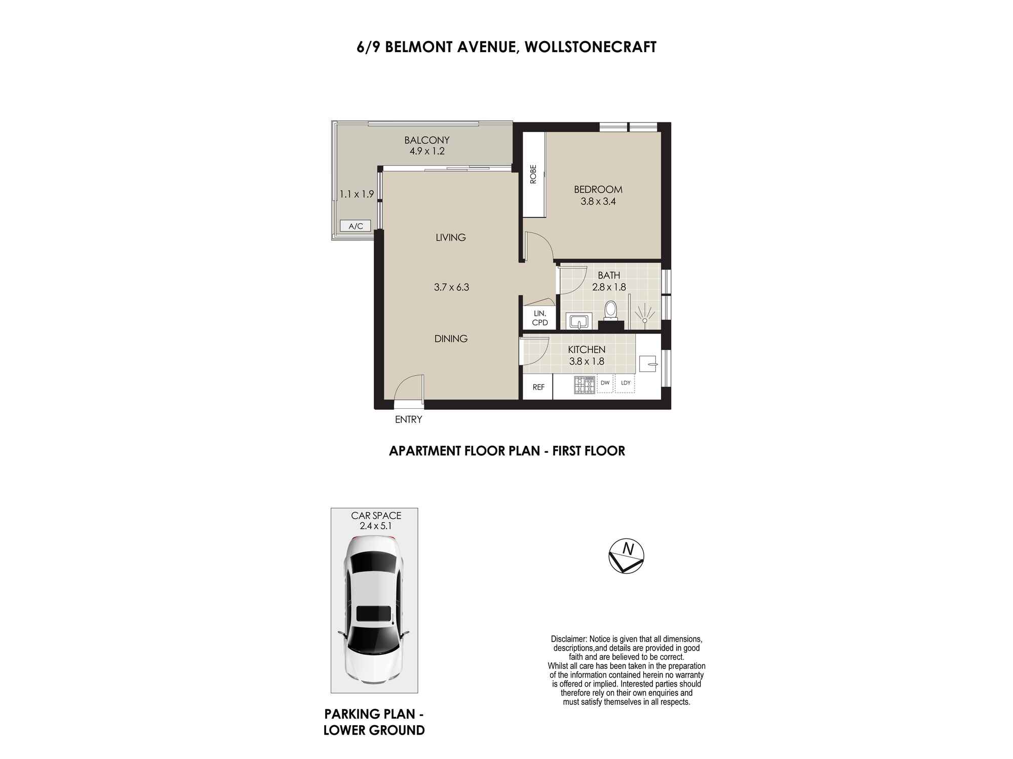 6/9 Belmont Avenue Wollstonecraft