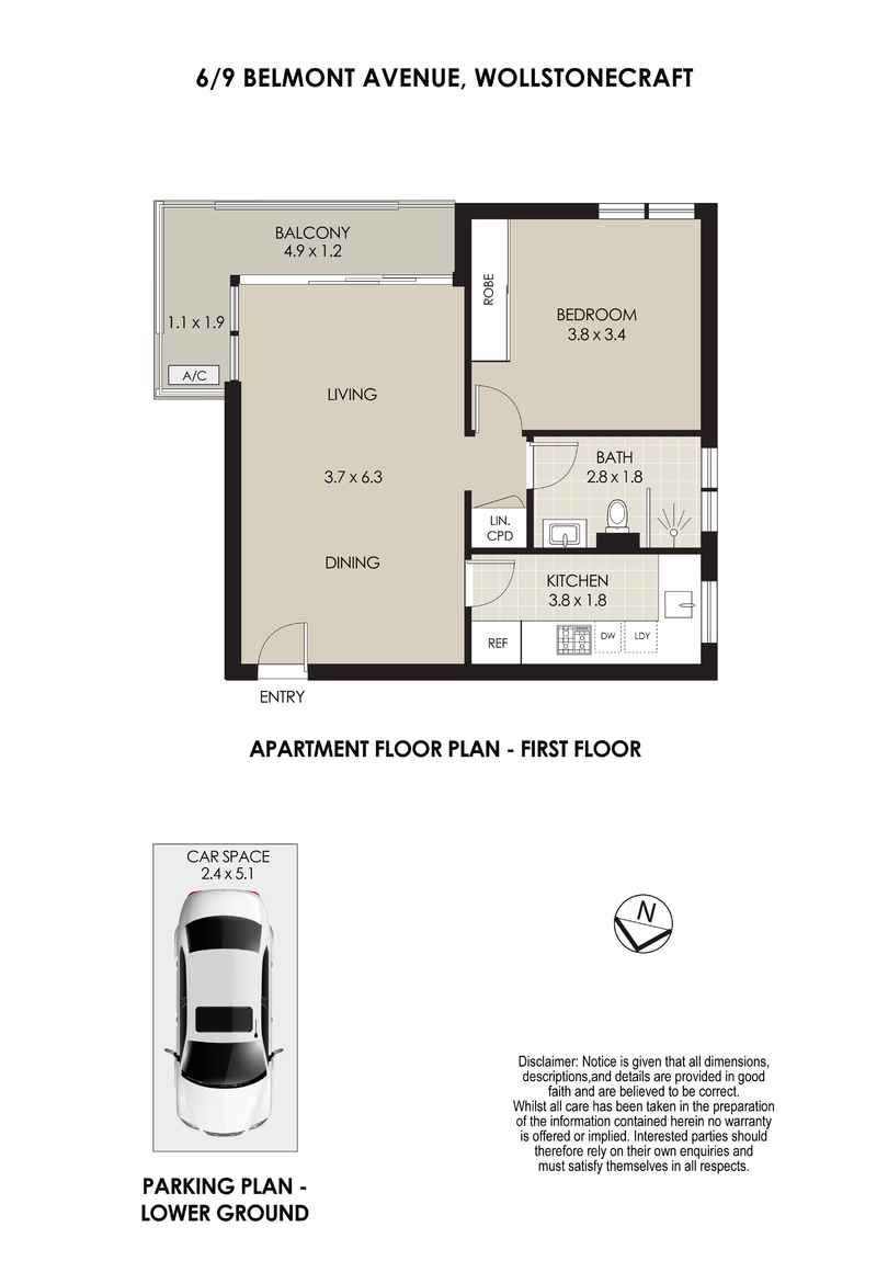 6/9 Belmont Avenue Wollstonecraft