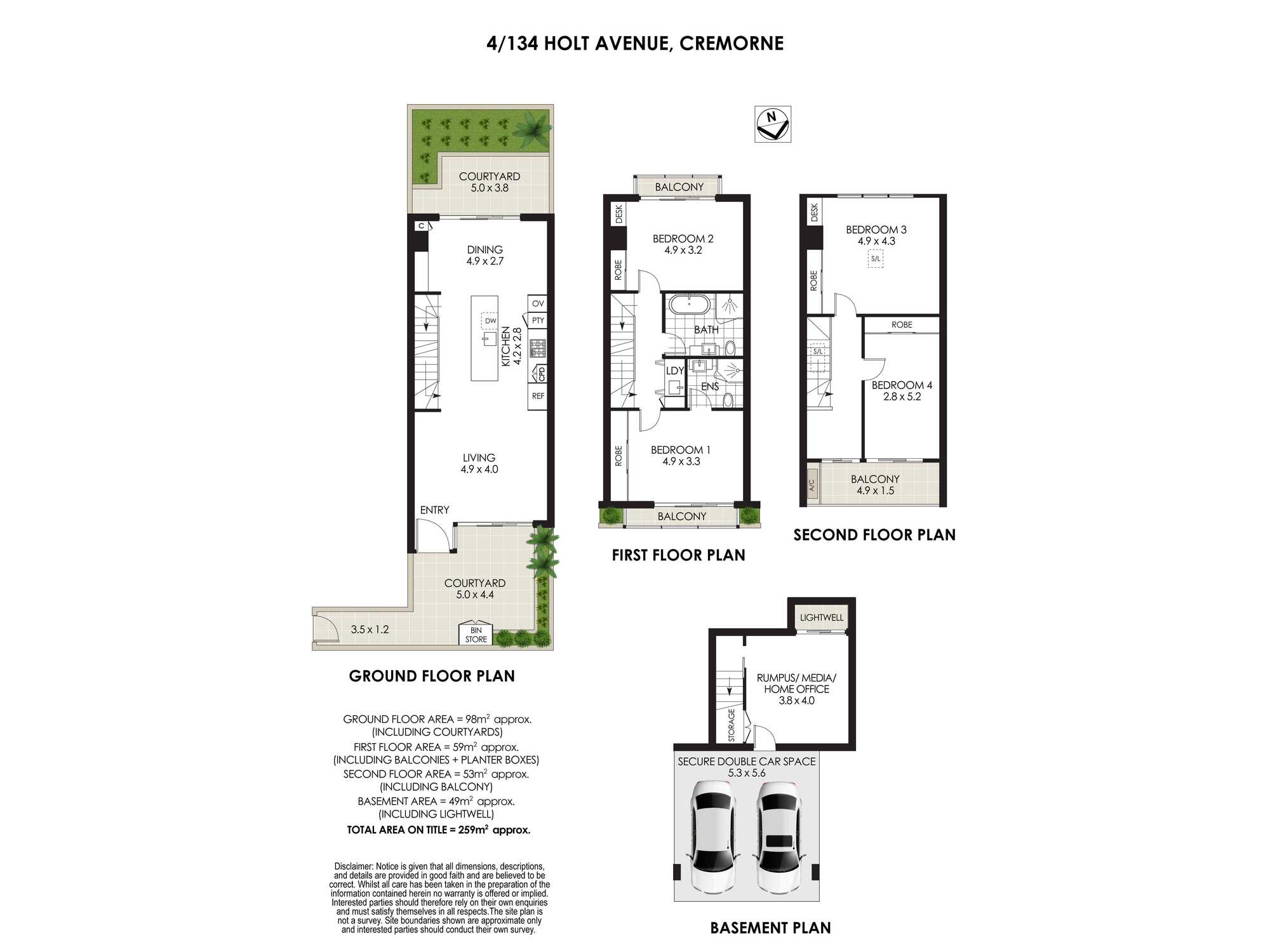 4/134 Holt Avenue Cremorne 4/134 Holt Avenue Cremorne