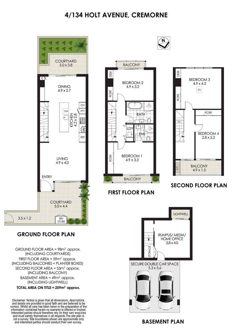 4/134 Holt Avenue Cremorne 4/134 Holt Avenue Cremorne