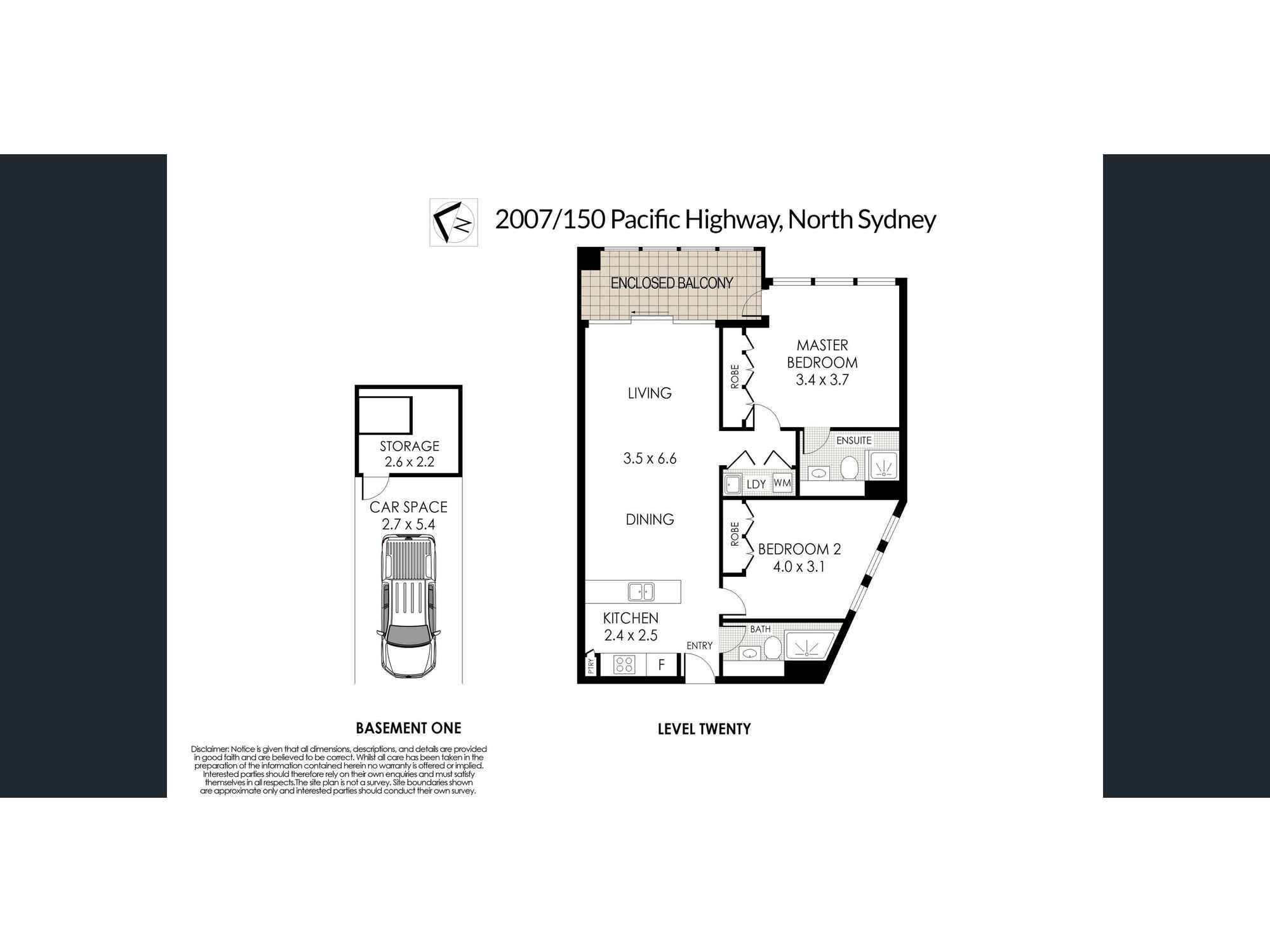 2007/150 Pacific Highway North Sydney