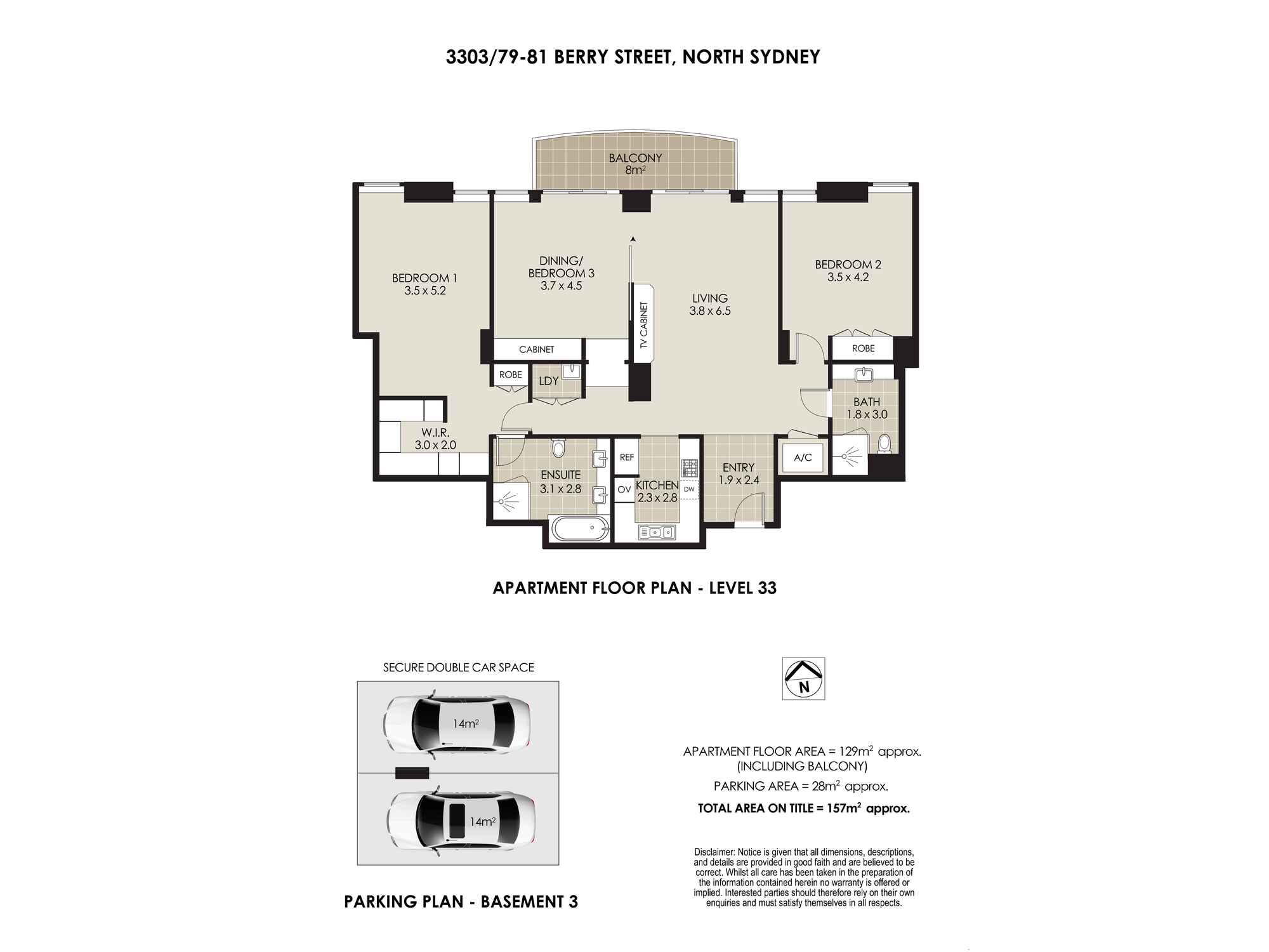 3303/79-81 Berry Street North Sydney