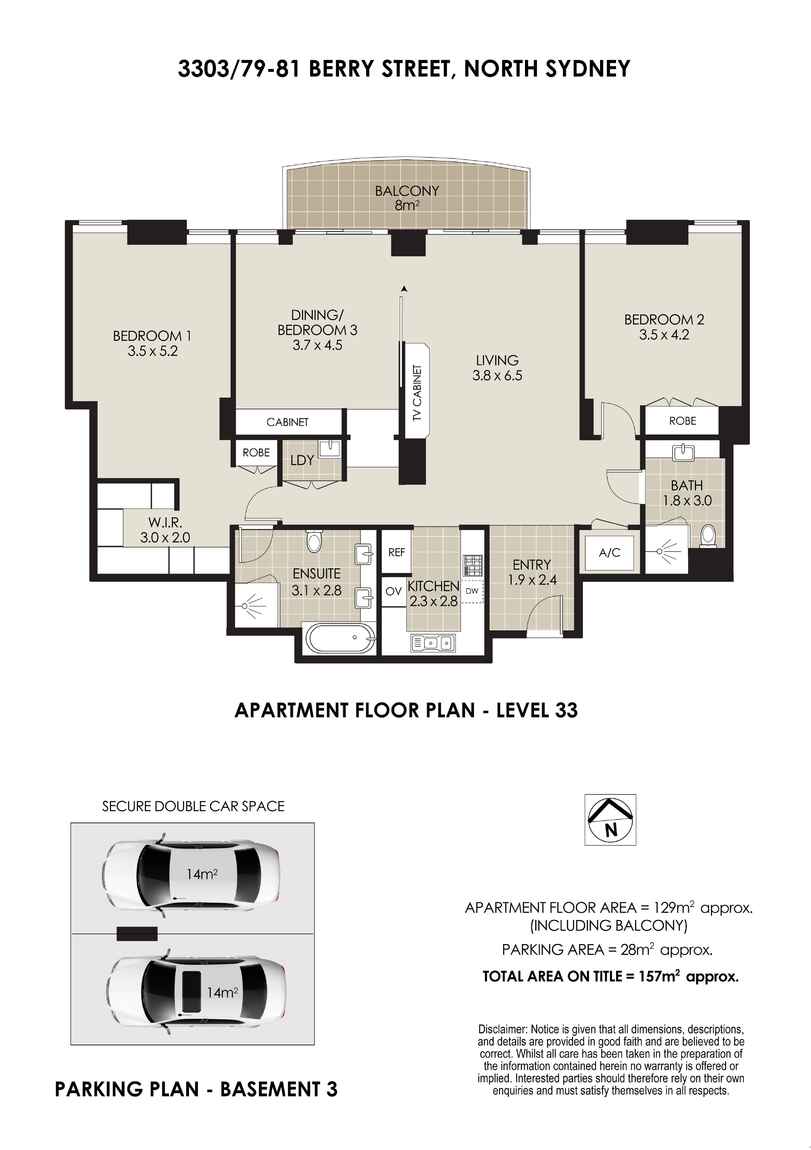 3303/79-81 Berry Street North Sydney