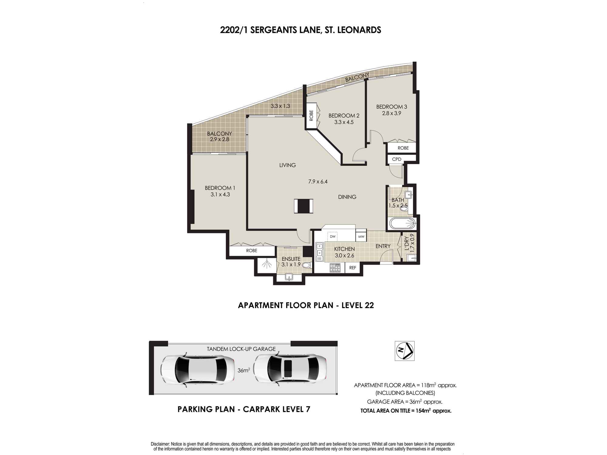 2202/1 Sergeants Lane St Leonards