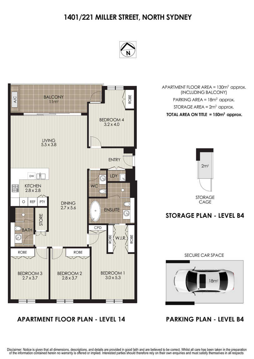 1401/221 Miller Street North Sydney