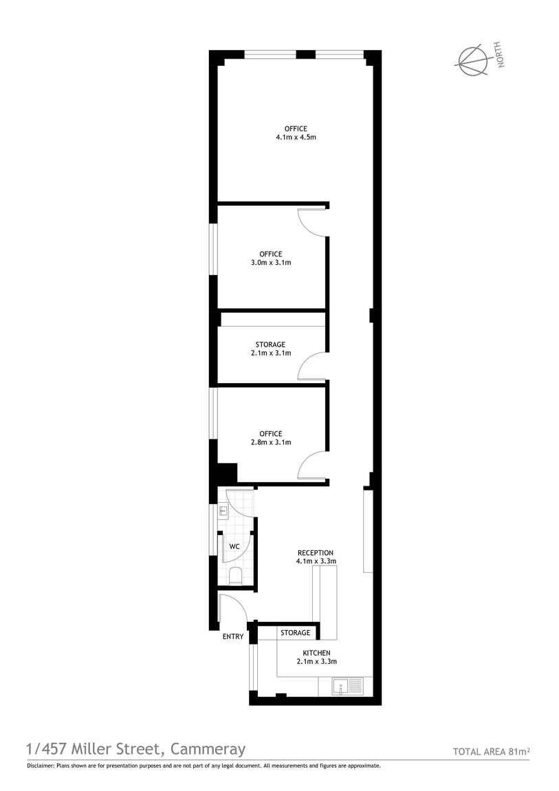 Suite 1/457 Miller Street Cammeray