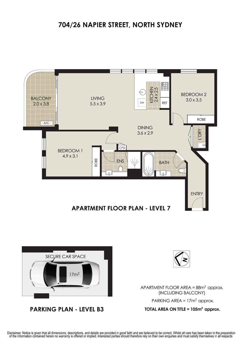 704/26 Napier Street North Sydney