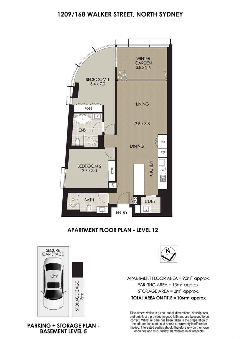 1209/168 Walker Street North Sydney