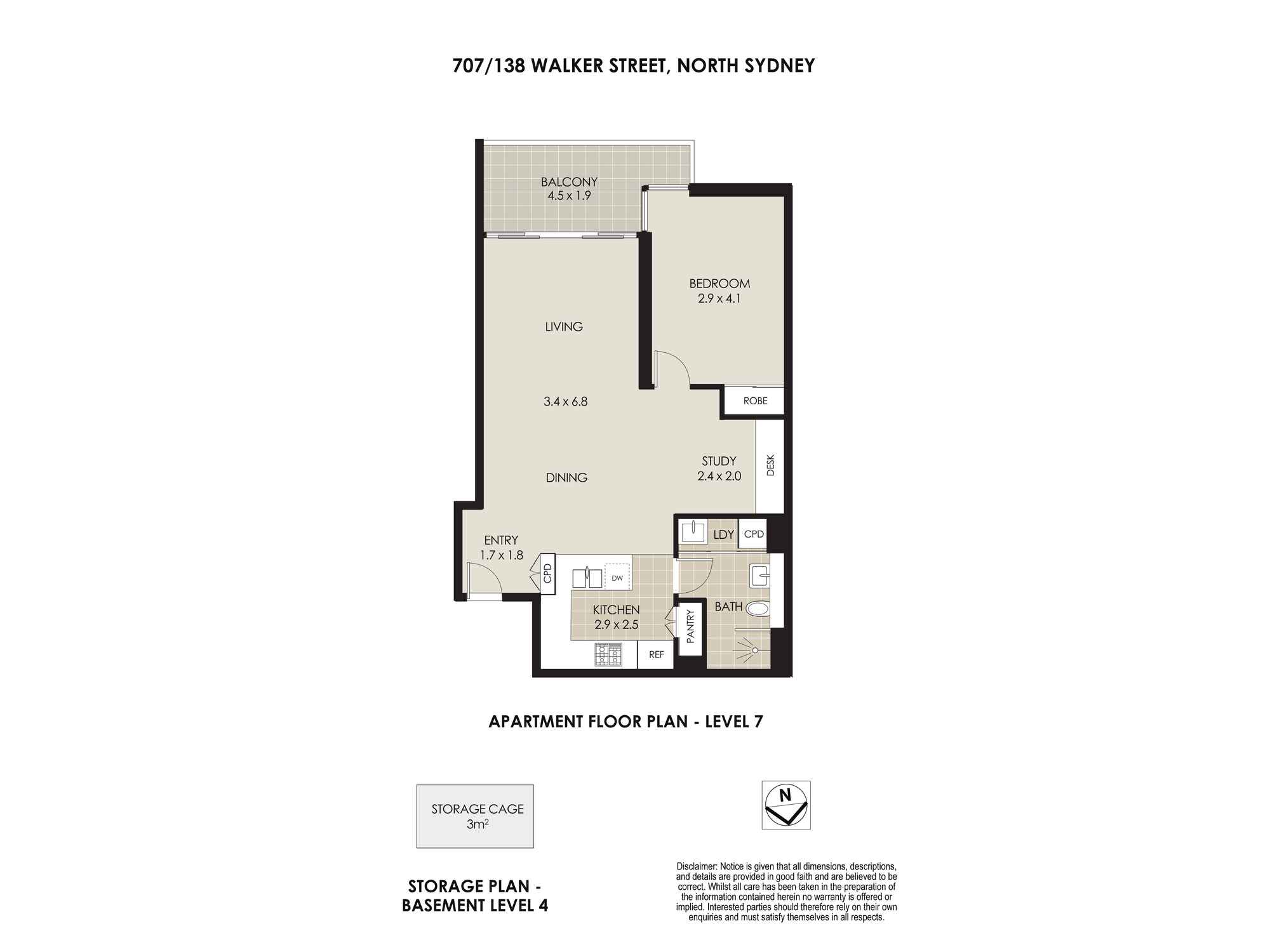 707/138 Walker Street North Sydney