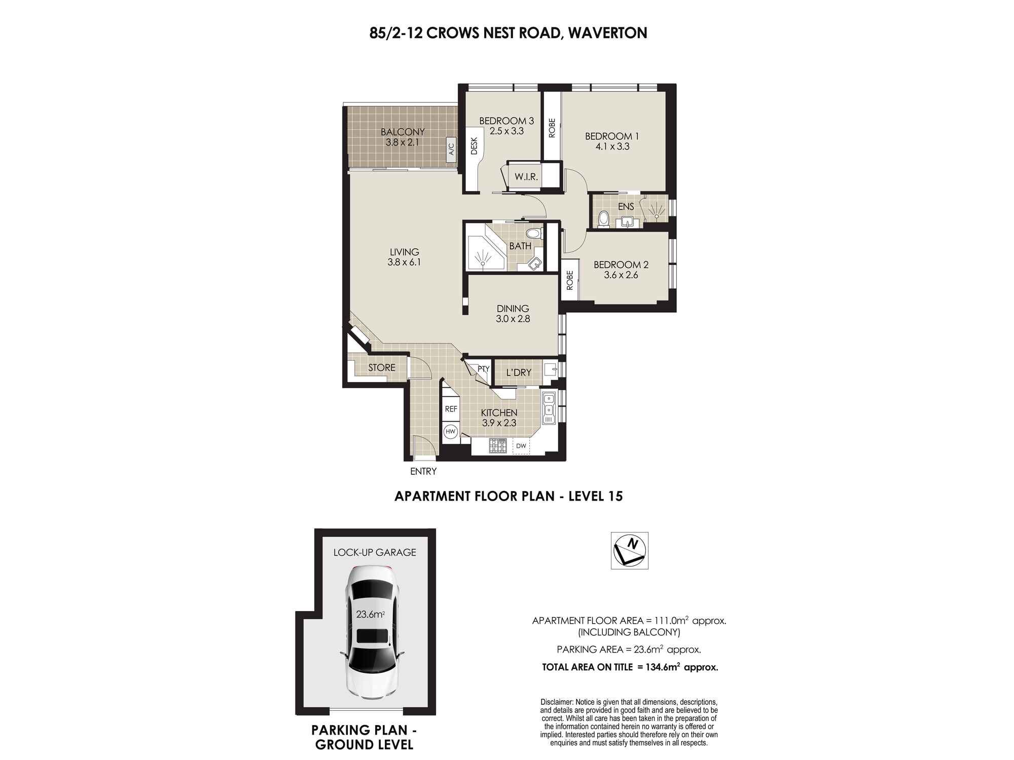85/2-12 Crows Nest Road Waverton 85/2-12 Crows Nest Road Waverton