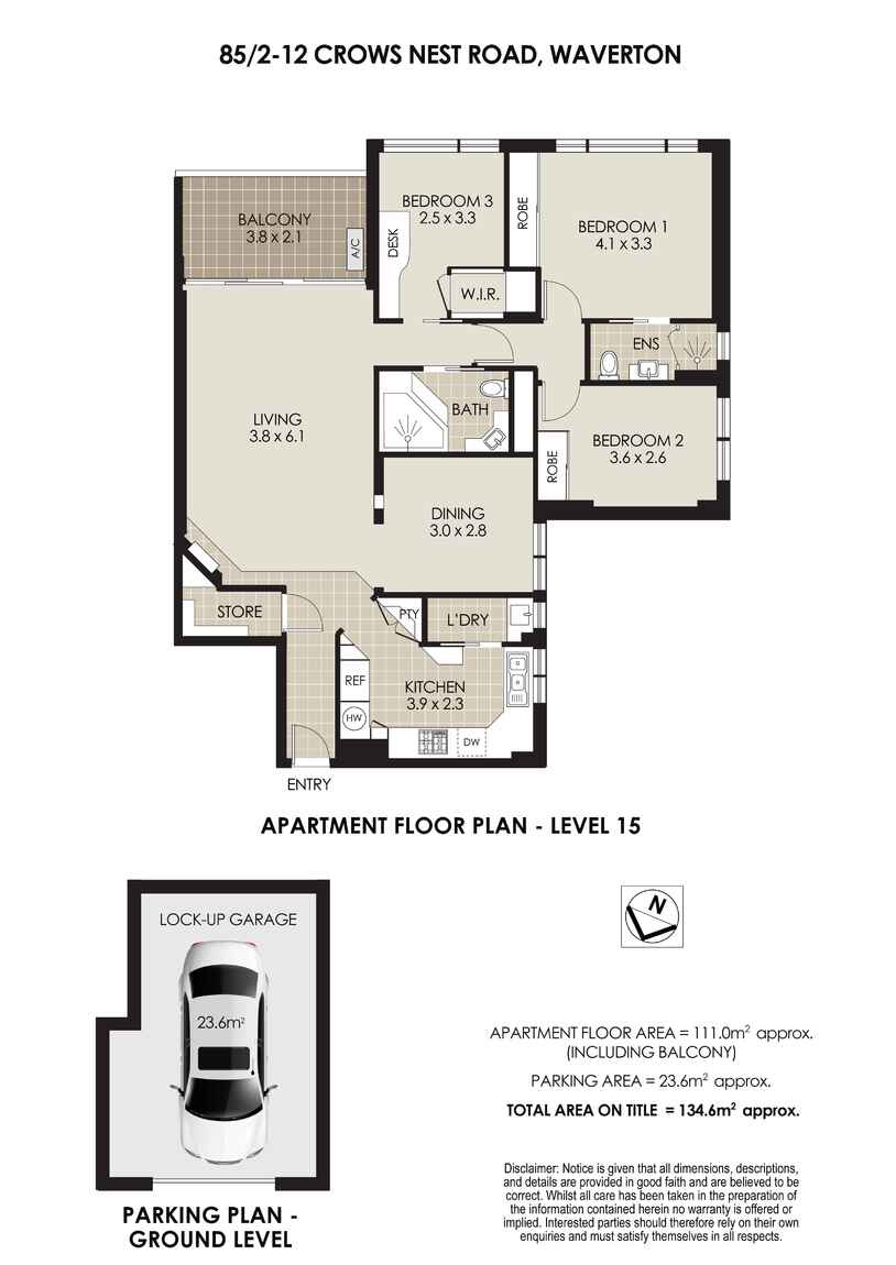 85/2-12 Crows Nest Road Waverton 85/2-12 Crows Nest Road Waverton