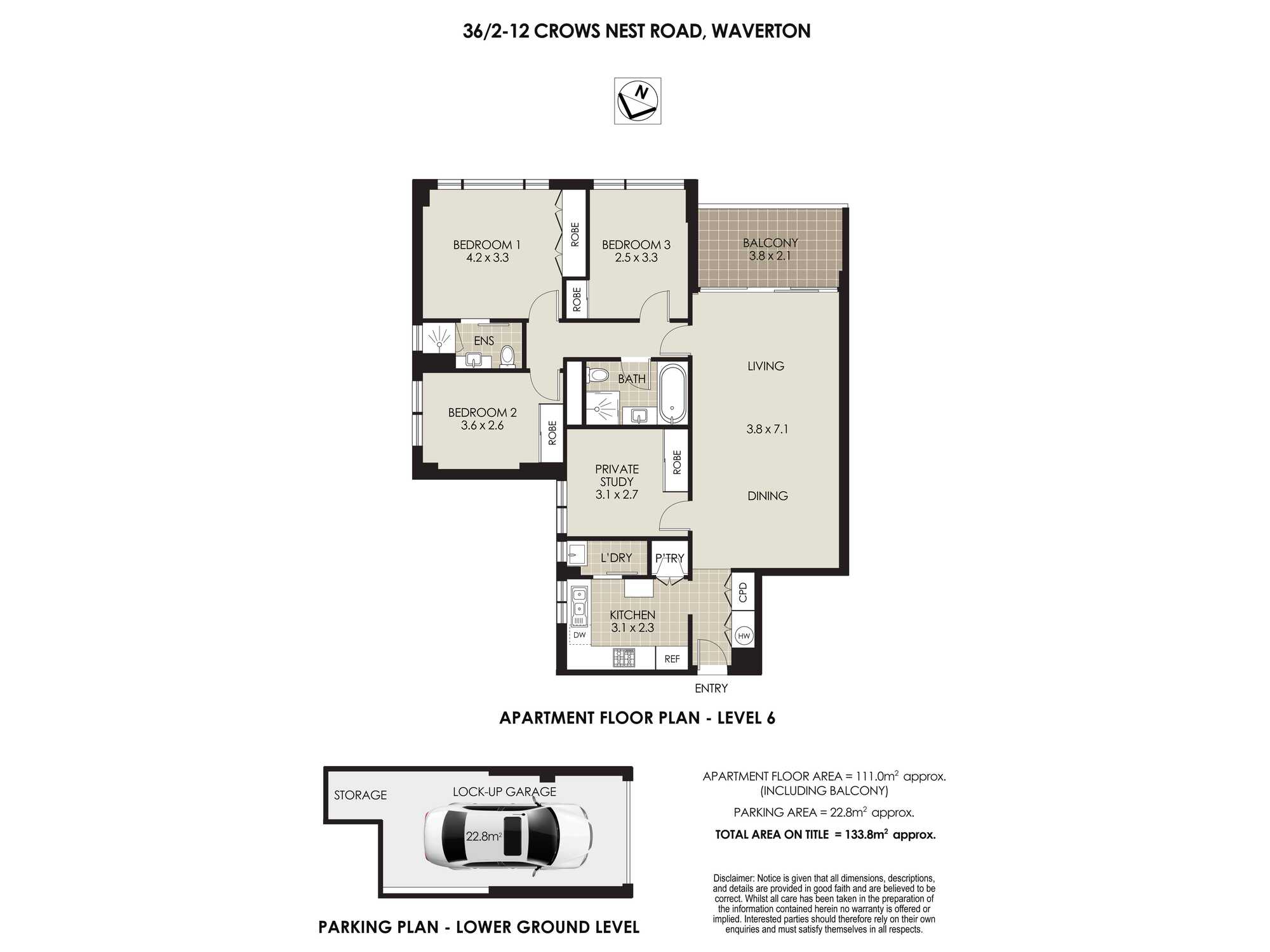 36/2-12 Crows Nest Road Waverton 36/2-12 Crows Nest Road Waverton
