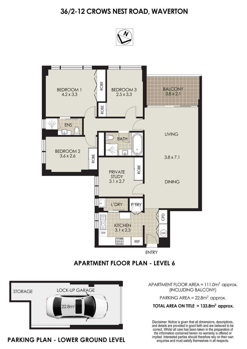 36/2-12 Crows Nest Road Waverton 36/2-12 Crows Nest Road Waverton
