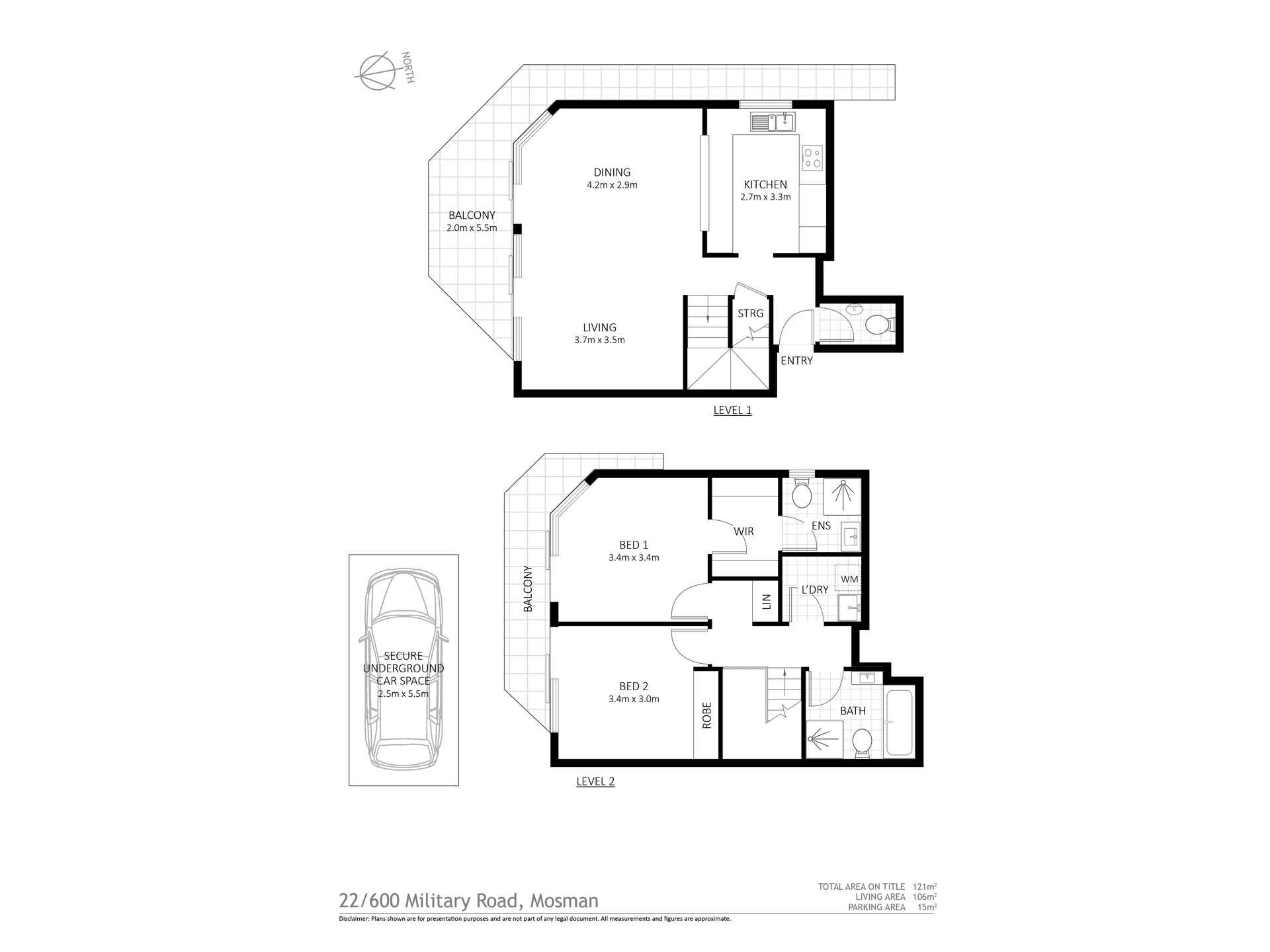 Apartment For Sale 22/600 Military Rd (Corner Cowles Rd) Mosman