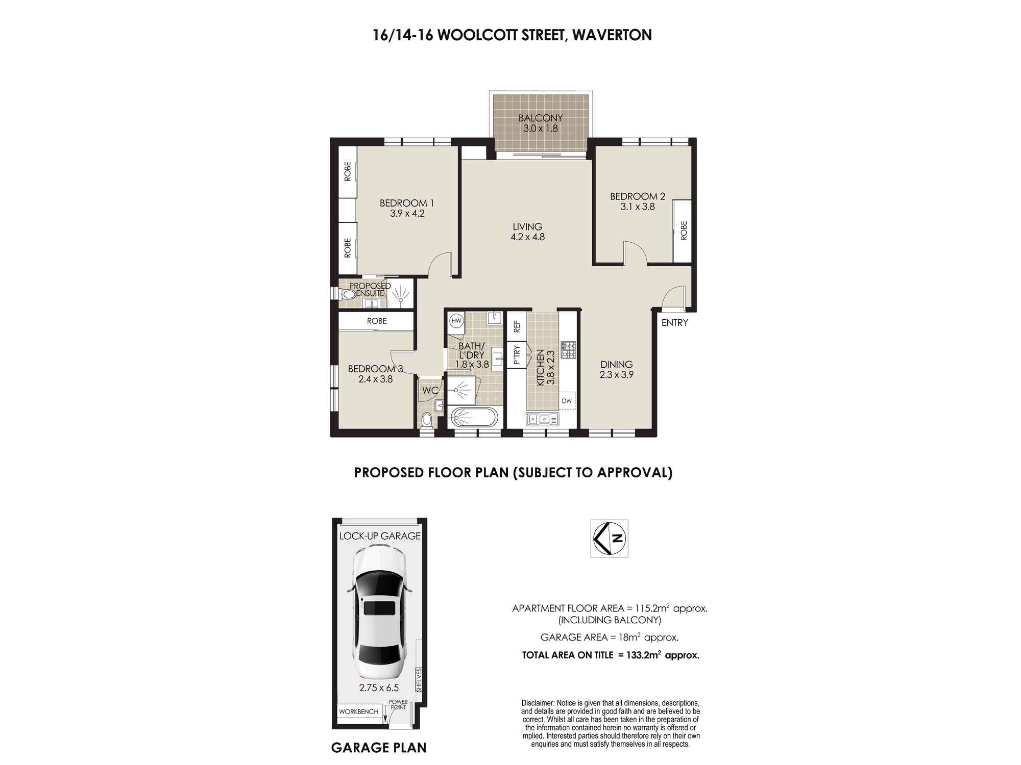 16/14 Woolcott Street Waverton